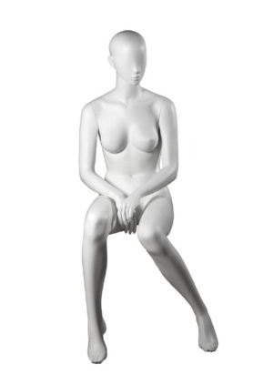 location mannequin femme assise taille fine pour prêt-à-porter Marseille