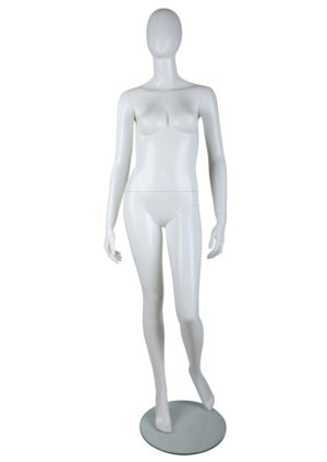 Mannequin vitrine femme sport position droite avec têt