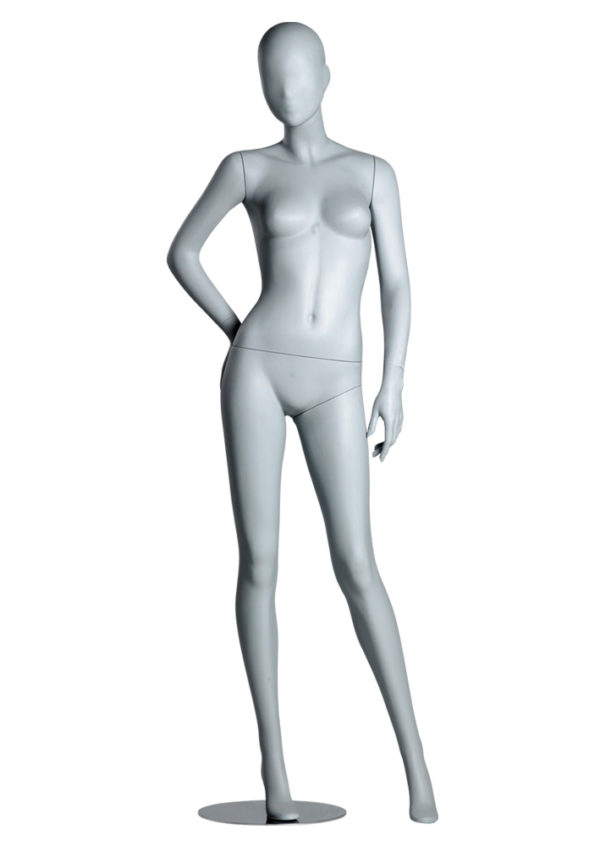 mannequin vitrine femme sexy fibre de verre visage abstrait Paris