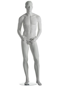 vente mannequin hommemusclé pour vitrine fibre de verre blanc Marseille