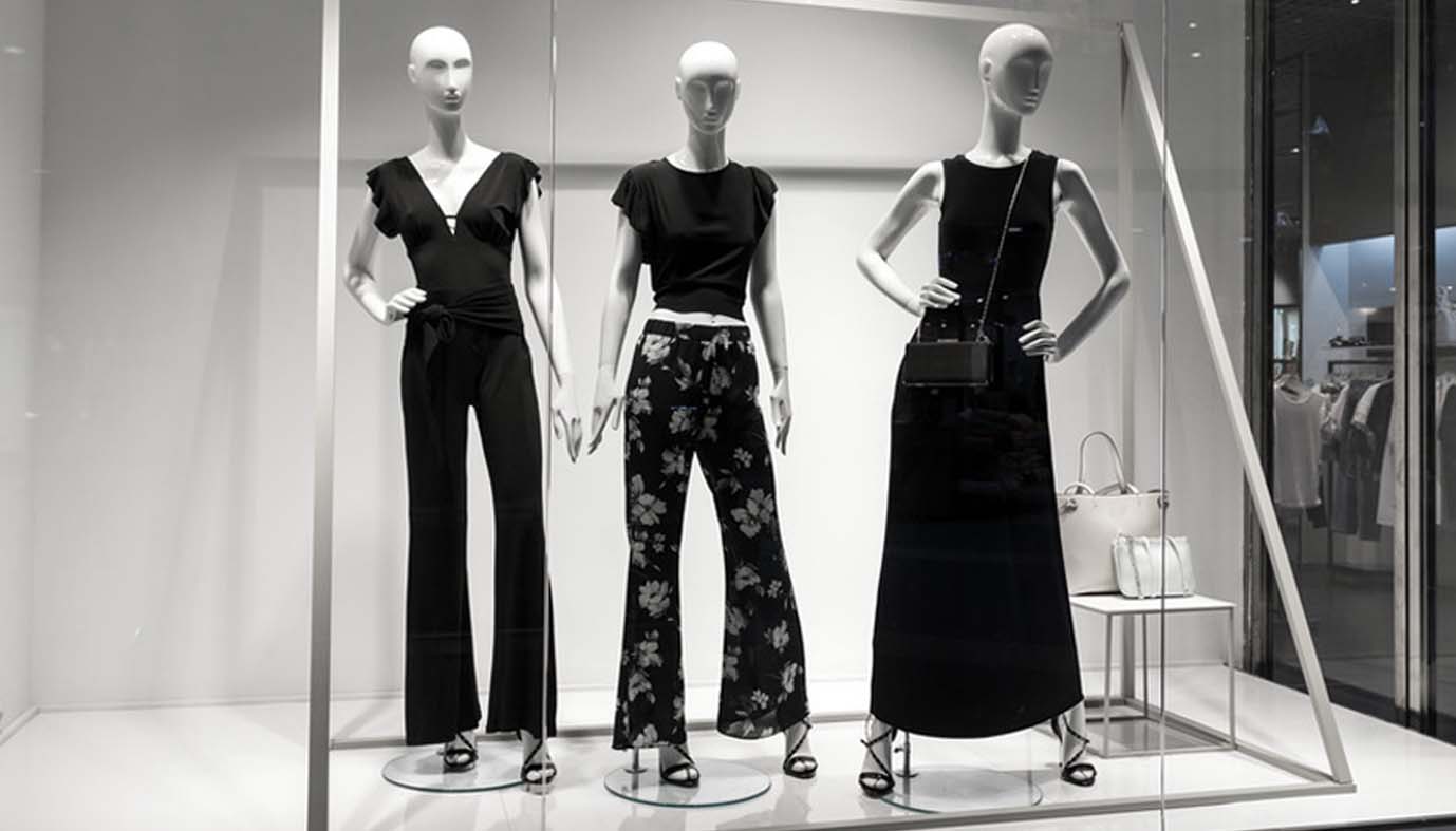 Mannequin Vitrine Femme Sans Visage Support Magasin Vêtements Couture Mode 