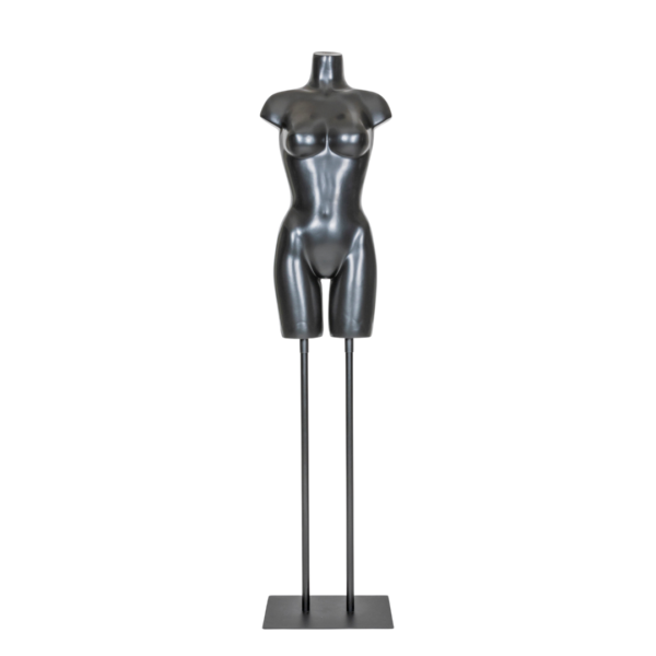 Torso Femme Noir Satin